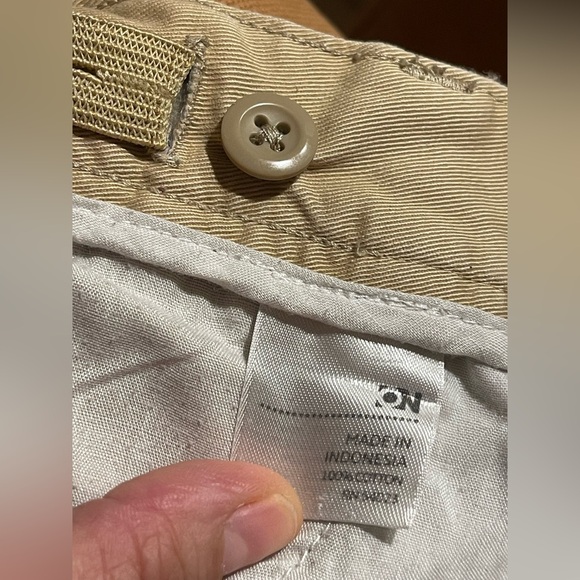 Old Navy Fall 09 Khaki/Tan Plain Front Short 100%Cotton Boy Size 10 - Picture 8 of 11